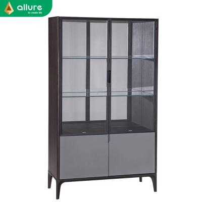 China Other Attractiveness Wholesale High Quality Hotel Bar Counter Table Wine Cabinet Solid Wood Modern for sale