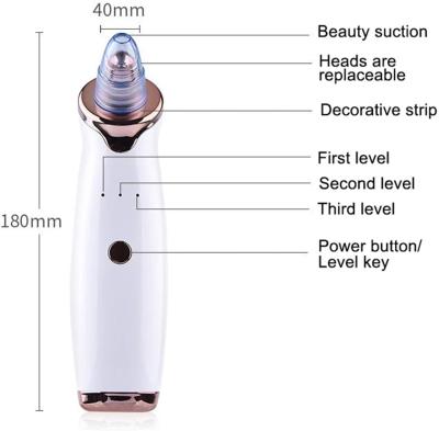 China Newcomers Acne Treatment Facial Pore Remover Vacuum Blackhead Facial Cleansing Remover For Business for sale