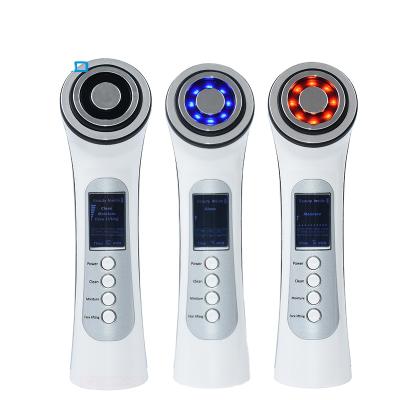 China Skin Revitalizer Radio Frequency Beauty Apparatus LED Therapy Mini RF EMS Instrument Beauty Device for sale