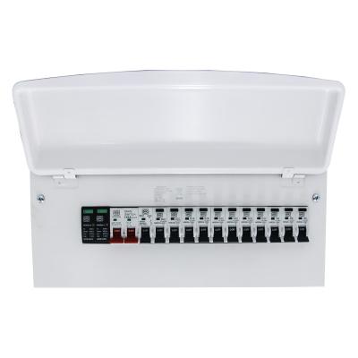 China High Quality Metal SENTINEL WAY 16 MCU Mk WITH 100A SWITCH & SURGE X MCB/11 RCBO TYPE A Metal Consumer Unit for sale