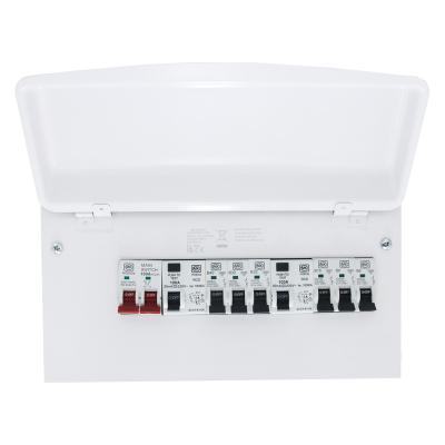 China Cheap Metal SENTINEL 100A 30Ma Rcd Mcb 12 Way Mcu Mk With Switch 100A Power Distribution Box Consumer Unit for sale