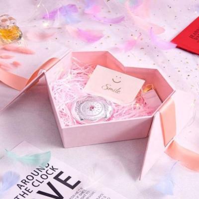 China Recyclable With Ribbon Heart Shaped Thickened High End Gift Box Custom Made Wholesale for sale