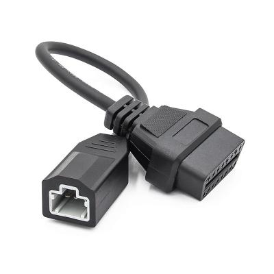 China All Car OBD OBD2 Car Diagnostic Cable Connector 3PIN To 16 PIN Lead Cable OBD1 To OBD2 For Honda 3 PIN Auto Cable For Honda for sale