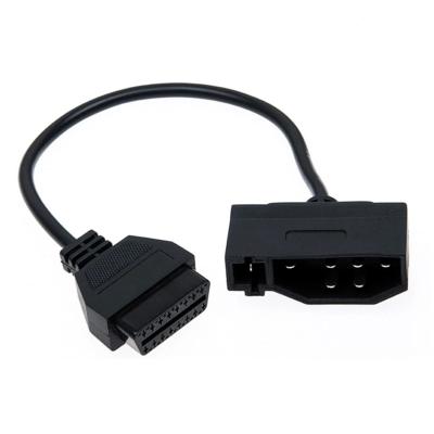 China For Ford Seller Good OBD 7-Pin to OBD II 16 Pin Car Diagnostic Cable Adapter for Ford for sale