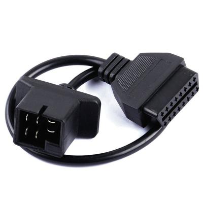 China All Car 6 16 Pin OBD1 Plug to Female OBD2 Pin Cable Car Diagnostic Connector Adapter for Chrysler for sale