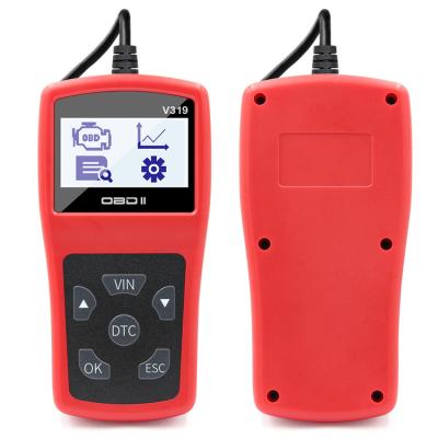 China New V319 obd2 CARS V319 car diagnostic tools code reader car engine light fault code reader for sale