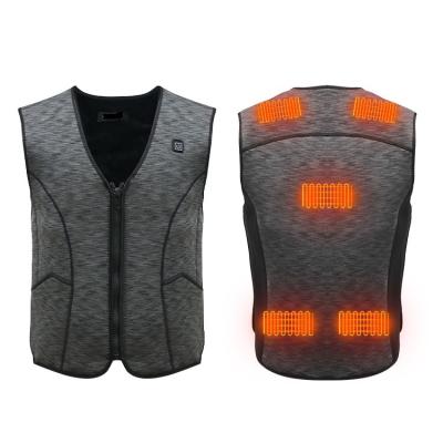 China Anti-pilling 12V USB Gear Clothing Gear Hot Rechargeable Heating Quickly Heated Vest 2022 New Design for sale