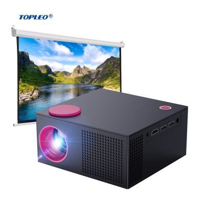 China Small Home Theater Pico Topleo Portable Projector Mini Desktop Projector 4k Smart Android Short Throw Home Caravan Projector for sale