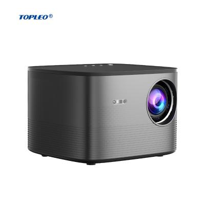 China Android 10 Pico Topleo F18 small mini education projector ANSI 350 portable smart home cinema mobile wifi 4k android projector for sale