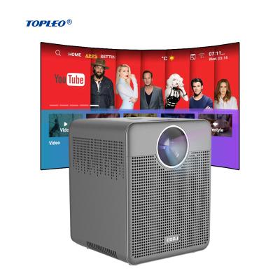 China Pico Topleo Smart Projector LCD Home Theater Portable Hologram Projector 1080p 3d hd Education Video Game Projector for sale