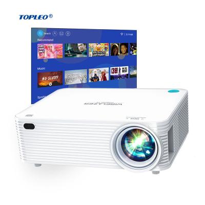 China 3D Ready Portable Projector Small Education 1080p 4K Topleo Android Small Led LCD Smart Android Projectors for sale