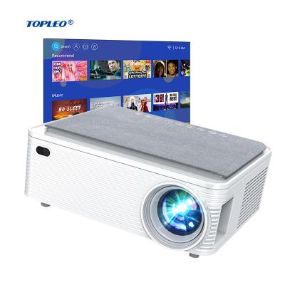 China 1080p Smart Home Android Projector Mini 4k Topleo 3D LCD Projector Wifi Ready Small Education Mobile Hotel for sale