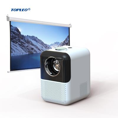 China Pico Topleo F10 1080P Home Theater Mobile Phone Projector Media Player Small Screen Throw Smart LCD Short Projector for sale