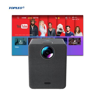 China Mini Projector 4k Android Wireless Home Theater 1080p Education Portable LCD Pico Topleo Projector Smart Projector for sale