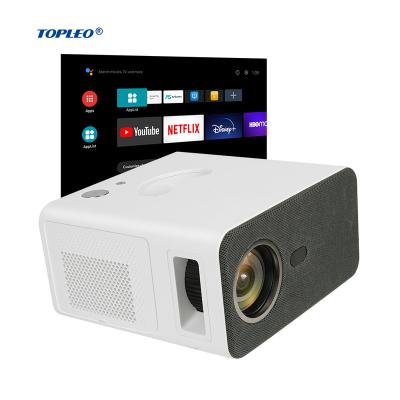 China 3D Topleo lcd ready portable projector for 4k screen home android smart home tv android home use projectors for sale