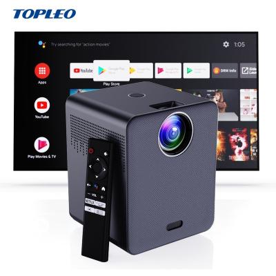 China Android Smart Projector 4k LCD Display Home Theater TV Pico Topleo Portable Android Movie Projector Presentation Equipments for sale