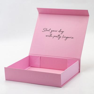 China Recycled Materials Lace Closure Gift Boxes Large Magnetic Deep Lid Magnetic Paper Packaging Boxes for sale