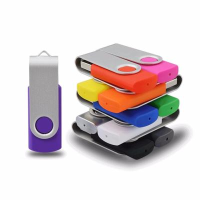 China 2021 Plastic Promotional Gifts Colorful Printing 1gb 2gb 4gb 8gb 16gb 32gb 64gb 2021 Custom Swivel USB Flash Drive for sale