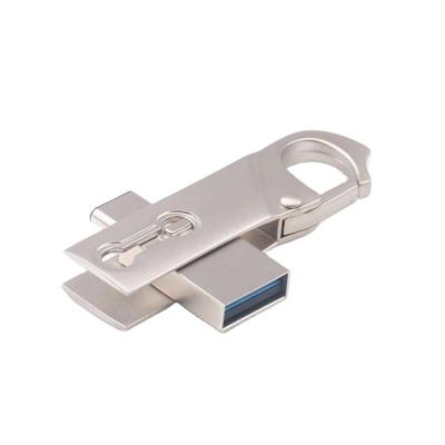 China Mini Metal USB 3.0 Metal USB 3.0 OTG USB Drive 16GB 32GB 64GB 128GB High Speed ​​Type-C Flash OTG USB Stick Pendrive for sale