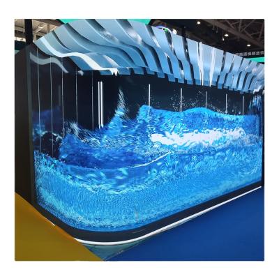 China Waterproof Led Advertising Outdoor Curved Cubic Digital And P10 High Brightness Outdoor Door Screen Signage Led Display for sale