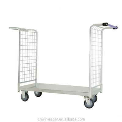 China Durable 300kg Hand Carry Cargo Platform Structure Cargo Trolley for sale