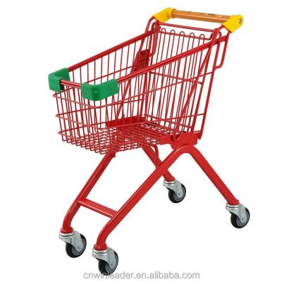 China Durable European Style Trolley Shopping Cart Mart Shopping Cart for sale