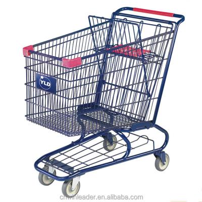 China Durable American Style 183L Folding Shopping Carts Carts With Seat for sale