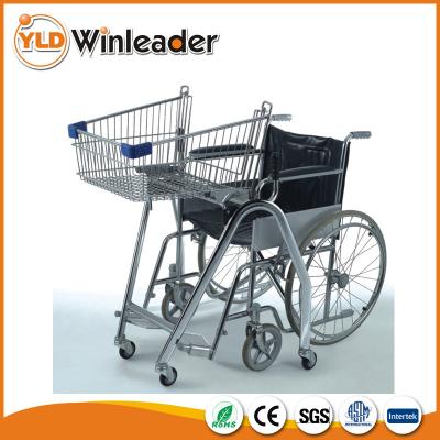 China Uncovering Supermarket Disabled Trolley, Handicapped Shopping Trolley, Shopping Trolleys For Elderly People for sale