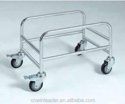 China Grocery Supermarket Shopping Cart Rack With Wheels for sale