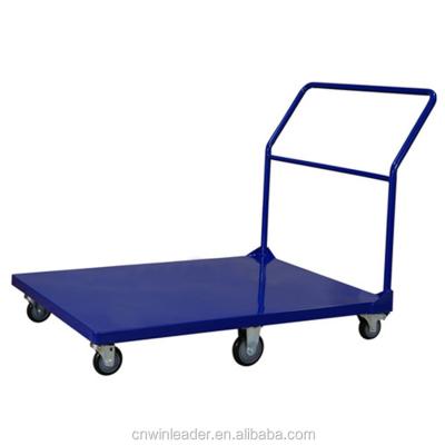 China Durable heavy duty steel u boat logistic platform with 6 wheel trolley for sale