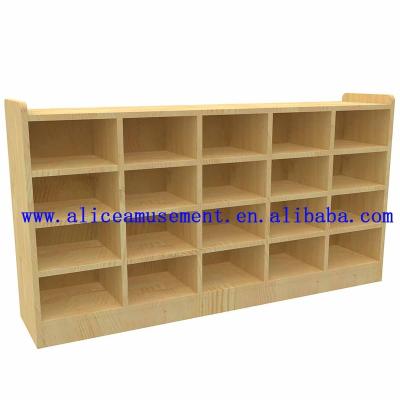 China The simple assembly of contemporary children's wooden shelves and simple solid wood children's magazine racks for sale