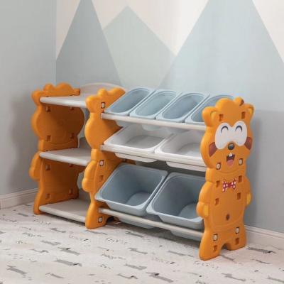 China The simple assembly of contemporary children's wooden shelves and simple solid wood children's magazine racks for sale