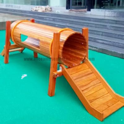 China Alice Large Wooden Fun Outdoor Equipments For Solid Wood Kids for sale