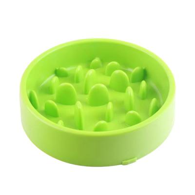 China Sustainable Pet Dog Feeder Flower Shape Plastic Slow Feeder Anti Clogging Dog Pet Food Bowl for sale