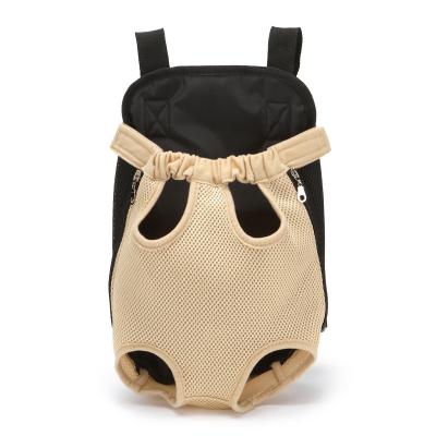 China Breathable Pets Go Out Chest Backpack Dog Shoulders Breathable Mesh Cloth Comfortable Backpack Pet Carrying Bag for sale