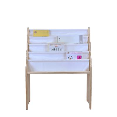 China (Other)Wholesale Customized Modern Wooden Adjustable Shelf 4-Layer Storage Shelf For Kids for sale