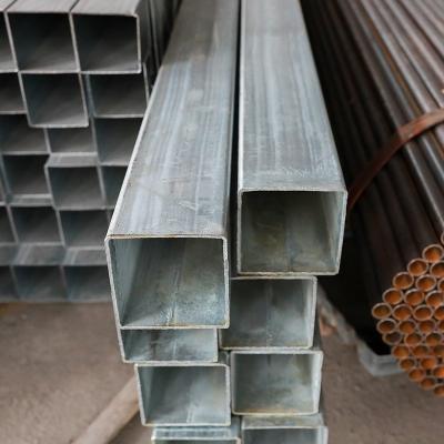 China A53 S275jr galvanisierte Rohr Erw Stahlrohr-6.4M Galvanized Steel Rectangular zu verkaufen