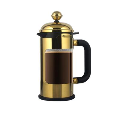 China Sustainable 1 Liter 34oz Insulated Double Wall Grade French Press Filter Plunger Coffee Maker Stainless Steel SUS304 Material for sale