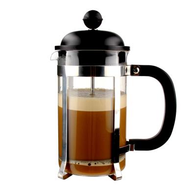 China Viable Good Quality Factory Directly Sell Pyrex Stainless Rose Gold Electroplating Color 350ml French Press for sale