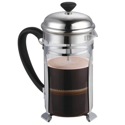 China Viable Hot Sale Customized Metal Filter Mesh French Press Coffee Plunger Portable Straight Tumbler French Coffee Makers for sale