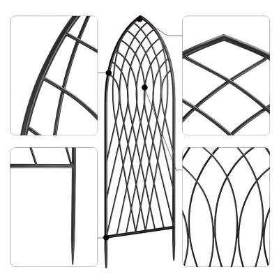 China Sustainable Easy To Install Durable Metal Wire Netting Fence Small Iron Fence For Garden for sale