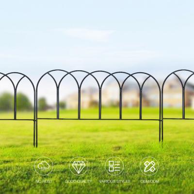 China Sustainable Factory Supply Cheap Carbon Steel Garden Fencing Decorative Garden Fences For Sale for sale