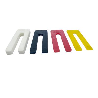 China Industrial Factory Custom Plastic Shims Window Sash And Door Plastic Pads Shim Packers for sale