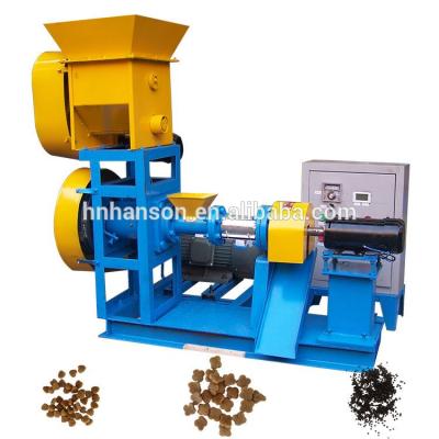 China Fish feed pelleting machine 2017 newest crusher fish feed extruded machine sinking fish feed poultry feed crusher for sale