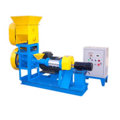 China Factory price dry machine for fish feed pellet|floating fish feed extruding machine 100kg per hour for sale