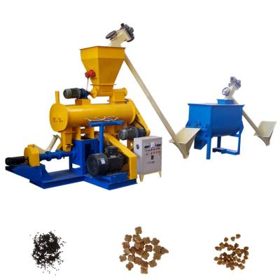 China Fish feed wet type fish food extruder machine fish food pellet machine for home for sale