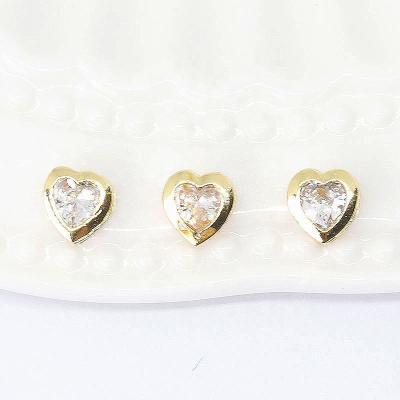 China Trendy Wholesale Fashion Small Zircon Sharpening Heart Pendant Necklace with Factory Price for sale