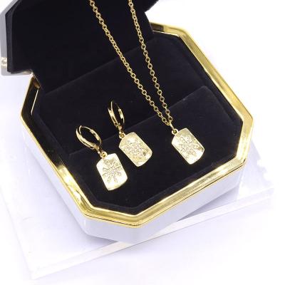 China CLASSIC Star Earring Jewelry Necklace Pendant Set for sale