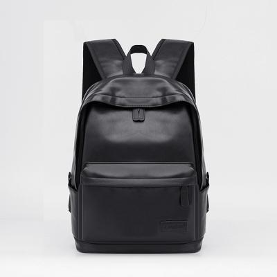 China High Quality Waterproof Men PU Leather Backpack Laptop Backpack Made in China for sale