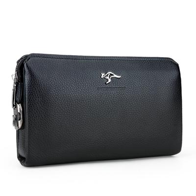 China New fashion waterproof PU leather cheap men's wallet clutch bag for wholesale for sale